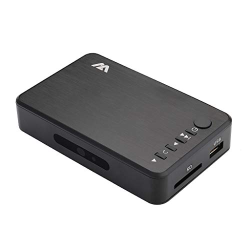 Digital Media Player, Sacow Mini Full 1080P HD Multi Media Player TV Box 3 Outputs HDMI/VGA/AV USB & SD Card - Thumbnail 3