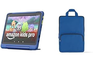 Amazon Fire HD 10 Kids Pro tablet Sleeve Bundle â€” Bundle includes Amazon Fire HD 10 Kids Pro tablet, 32GB, Nebula & Denim Carrying Case