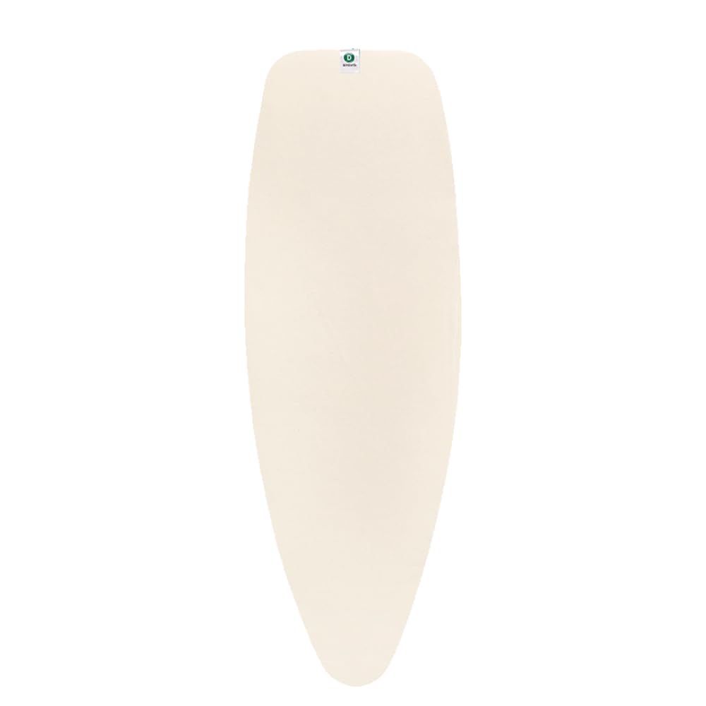Brabantia 2mm Built-in-Foam Ironing Board Cover (D Board/Ecru) Heat-Resistant, Non-Slip, Cord Fastener — image 1