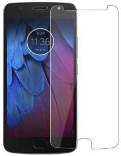 COVERS ECLAT MOBITECH LLP Flexible 0.3mm 2.5D 9H Full Glue Case Friendly Tempered Glass Screen Protector for Moto G5s (Clear Transparent)