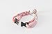 Necoichi Chirimen Cat Collar with Clover Bell (Pastel Pink)