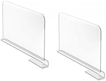 Acrylic Shelf Divider / Set of 2