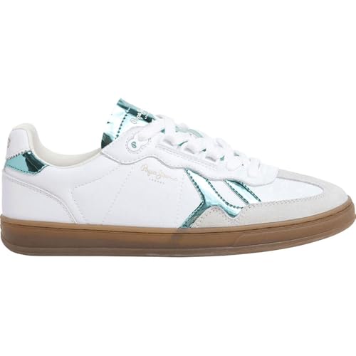 Pepe Jeans Ball Rise Leather Sneakers White