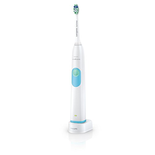 Philips Sonicare 2 Series plaque control rechargeable electric toothbrush, HX62/30, Blue/White