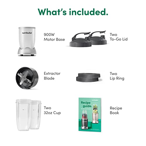 NutriBullet NB9-1301W Pro 13 Piezas Blanco, 900W