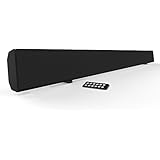 Sound Bar, Mighty Rock Sound Bars for TV 2.0 Channel Home Theater Speaker Wired and Wireless Surround Stereo Sound Audio for TV With Remote Control (Black)