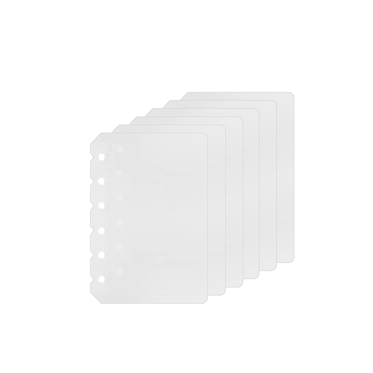 D Ring Binder Accessory Punched Binder Pockets Divider Ruler Tab Index (Divider,A7)