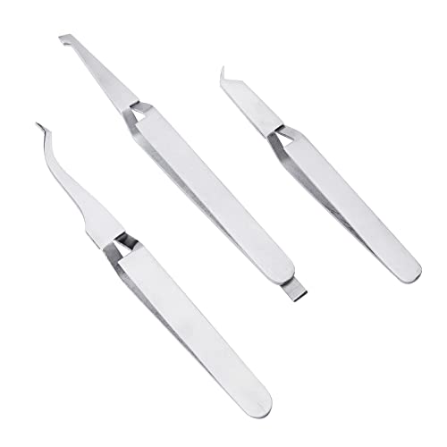 ANNWAH 3 Pieces Dental Reverse Action Tweezers Orthodontic Bracket