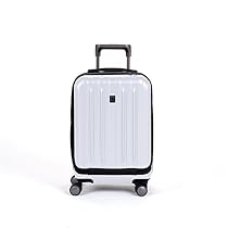 Delsey Luggage Helium Titanium International Carry-On EXP Spinner Trolley, Silver, One Size
