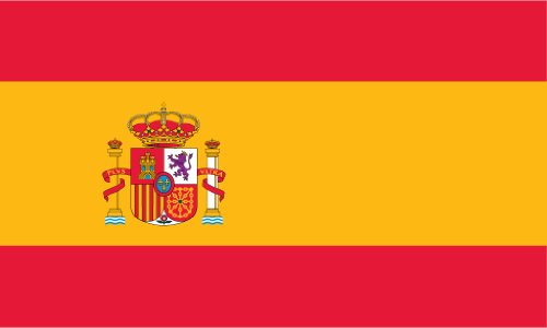 SSK Spain Outdoor Flag - Large 3' x 5', Weather-Resistant Polyester