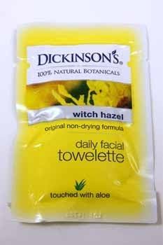 Dickinsons Witch Hazel Facial Towelette W/Aloe by Dickinson