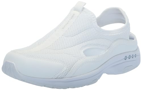 Easy Spirit Women's Trina2 Walking Sneaker, White 001, 6 WW