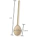 Mr.Woodware 10 Inch Wooden Spoons for Cooking - Set of 12 Long Handle Wooden Spoon for Mixing, Stirring, Tasting - Kitchen Wooden Utensils For Cooking and Crafts, Personalized Engraved Wood Burning