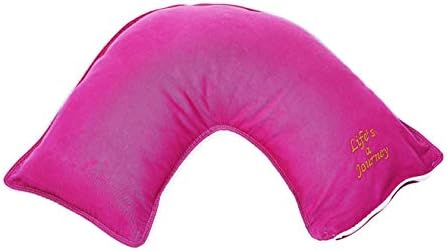 The Pillow Bar Jetsetter Mini Travel Neck Pillow (Pink)