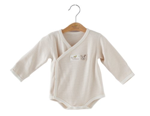 New Arrival!Naturecolored baby bodysuit with 100% naturally colored cotton.Browns,1Y