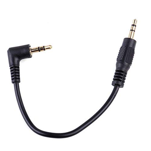 beler AUX Cable,Short 0.4ft 10cm Right Angle 3.5mm Male to Male 3.5mm Aux Audio Cable/Aux Cord
