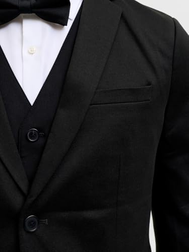 Herren Jjejaxon Jersey Blazer Anzugjacke, Black/Fit:slim Fit ,48
