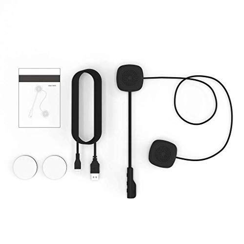 3T6B Motorcycle Helmet Bluetooth 5.0 Earphone Bicycle Wireless Headset Stereo Universal Headphone with Handsfree Microphone Safe Riding for Call Control Music Motorcycle Helmet Earphone - Thumbnail 6