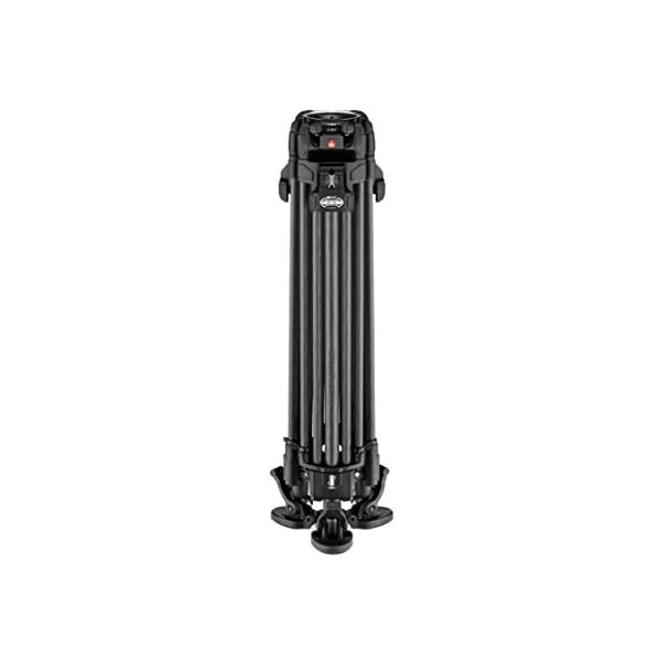 Manfrotto, Profi-Videokamera-Stativ 645, Tripod aus Carbon mit schnellen Doppelrohrbeinen, Kamerastativ für Digitalkameras, Camcorder, Videosystem, Videofilmer – Bild 6