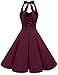 DRESSTELLS Vintage 1950s Rockabilly Polka Dots Audrey Dress Retro Cocktail Dress