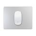 Satechi Aluminum Mouse Pad with Non-Slip Rubber Base - Compatible with Computers, Laptops and Desktops (Silver)