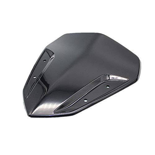 Naliovker Motorrad Windschutzscheibe Windschutzscheibe Deflector Scooter Zubeh?R für Aerox155 NVX155 2014-2020, Schwarz