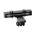 Action Camera Bike Mount Aluminum Alloy 2-Rail Saddle Bike Seat Mount Compatible with GoPro Pro Garmin Virb XE SJCAM DBPOWER Seat Rail Mount Bike Mount Bicycle Seat Rack Mount -BK