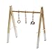 Baby Wooden Gym Activity Play Center for Infants Hanging Toys and Frame Made from Real Wood Exclusive Newborn Room Decor for Boys and Girls