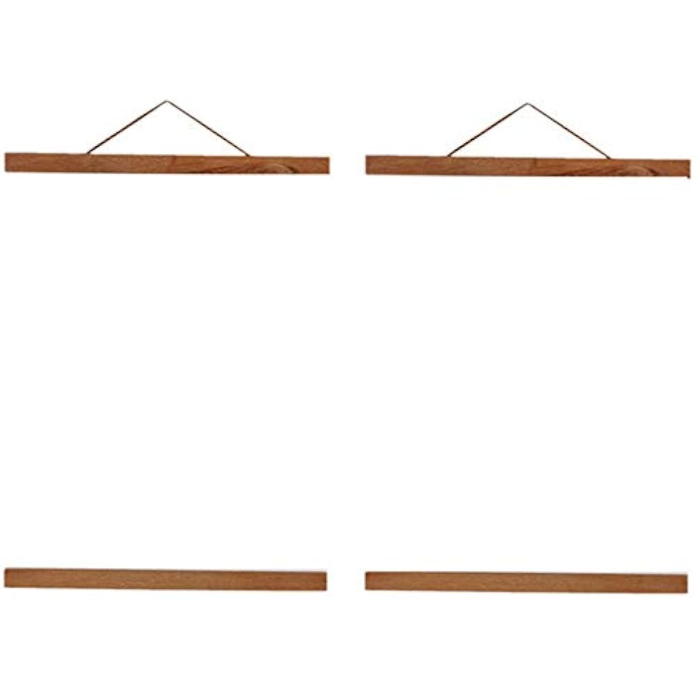 2 Pack Poster Frame, 24x36 24x32 24x18 24x24 Light Wood Wooden