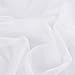 Deconovo White Wide Sheer Curtain Grommet Voile Drape Curtains for Living Room 1 Panel 100W x 84L Inch