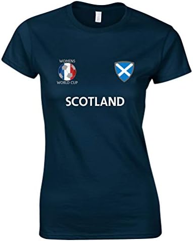 Scotland Football Soccer Ladies T Shirt