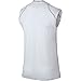 Nike Pro Men's Sleeveless Training Shirt, White/Matte Silver/Black, Medium