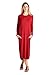 82 Days Women'S Rayon Span Round Hem Jersey Dress With Side Pockets - Solid