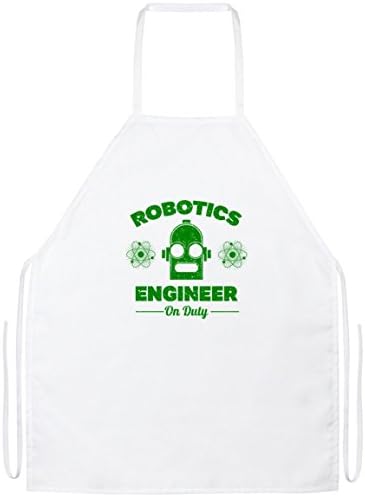 Awesome Kitchen Gifts - Robotics Engineer On Duty - Funny Robot - Graphic Design Apron