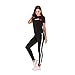 Women Sport Suits Active Top Bottom Sets Sweatshirt Pant 2 Piece Outfits