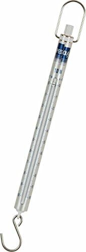 Pesola Medio-Line Spring Scale, 10 N x 0.1 N, w/Hook End