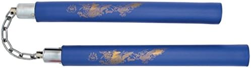 JQWORKLAND Foam Nunchucks / Nunchaku for Practice and Beginner Rubber Nunchucks for Kids Training(foam padded)