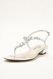 Touch of Nina Multi Stone T-strap Metallic Sandal Style KILEY