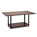 Furinno Turn-N-Tube Coffee Table, Dark Cherry/Black