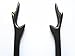 Myhsmooth Zz-bg-antlers 2 Count Hair Sticks Natural Black Sandalwood(ebony) Handmade Carved Hair Clip Shawl Hair Pins Pack of 2 Pcs :Antler