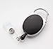 Heavy Duty Retractable Badge Holders (5 Pack) with Carabiner Reel Clip with 24