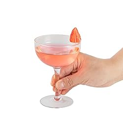 Restaurantware-Vetri 8 Ounce Coupe Glasses, 6