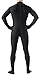 Seeksmile Unisex Bodysuits Lycra Spandex Zentai Halloween Party Costume (Medium, Black)