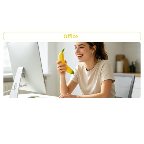 Peanut Squishy, Banana Squishy, 2026 New Slow Rising Stress Relief, Realistic Shaped Squeezes Balls, Adult Office Soft Cute Fruit Anxiety Relief Dough Decompression Gift (2pc)