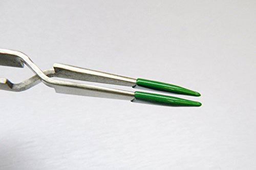 CROSS LOCK TWEEZERS LOCKING PVC COATED TIPS SAFE RUBBER TIP NON MARRING 4-3/4" L (E2) - Thumbnail 4
