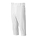 Mizuno Mens Premier Short Piped Pant, White/Black, Small US
