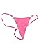 Flirtzy Women Mini Micro Stretchy Y Back G-String Thong with Breakaway Clasps, M/L, 7 Pack Assorted
