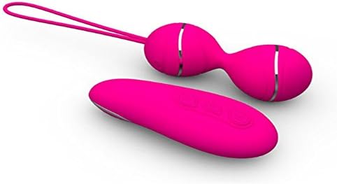 WaraShop Silicone Kegel Ball Vaginal Tight Exercise viberate Eggs Remote Control-Rose Color