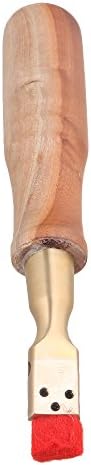 Yibuy Burlywood Piano Tuning Hammer Wrench Lever Voicing Tool with Hardwood Handle & 3 Needles