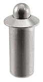 End force - 6.00 lbs., .250 (A - dia.), .521 (B - Lg.), Stainless Steel Nose/Body, Push Fit Plunger (1 Each)